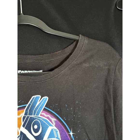 Fortnite T Shirt Black Glow In The Dark Give Me The Loot Adult Size 2X - Picture 3 of 7